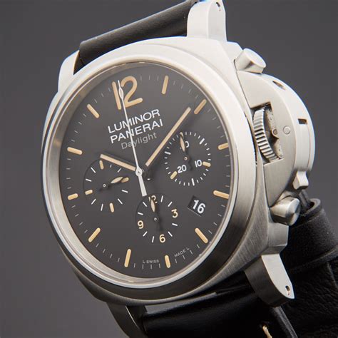 luminor panerai daylight watch for sale|luminor panerai gmt price.